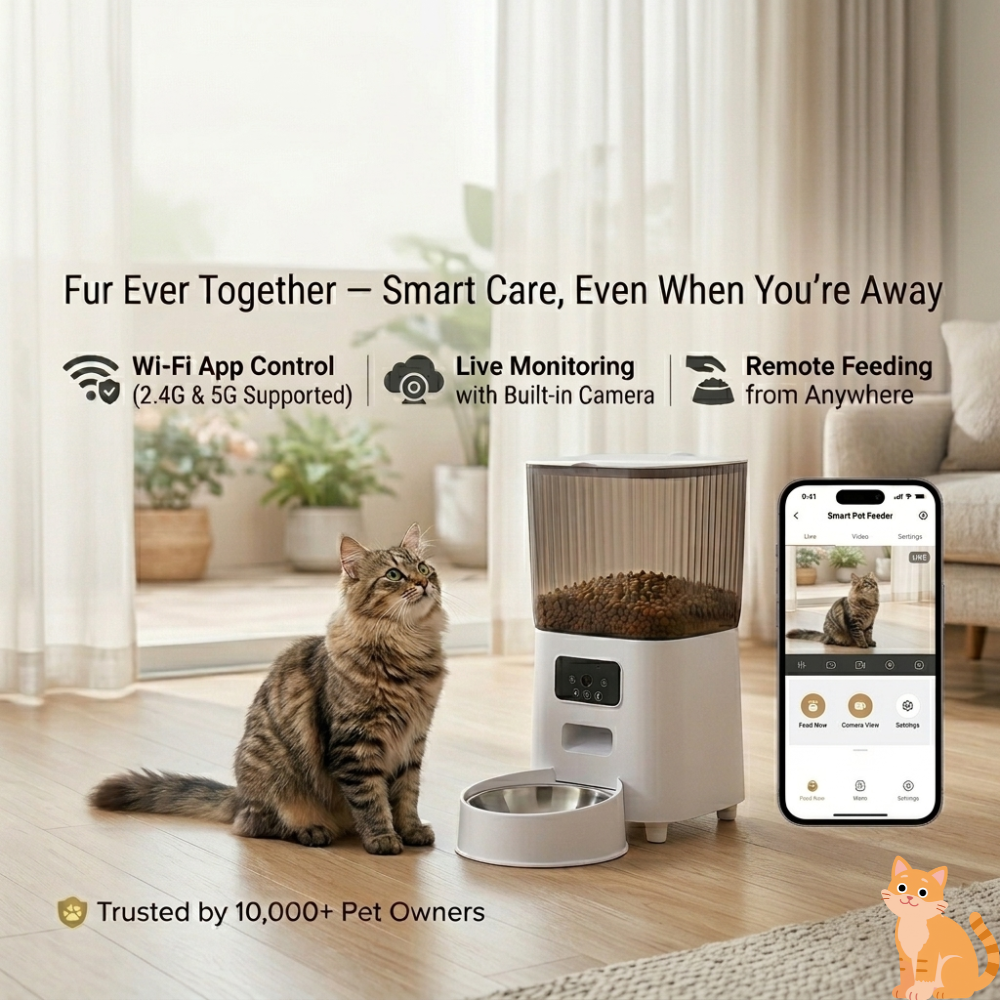Furrsa Smart Pet Feeder 5L with Camera