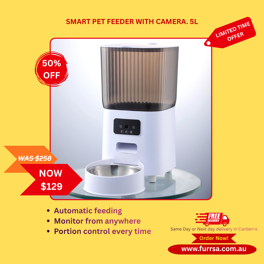 Furrsa Smart Pet Feeder 5L with Camera