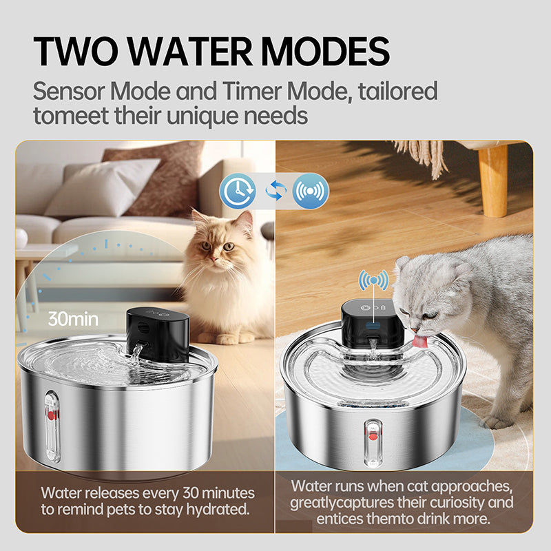 Furrsa Wireless Pet Water Fountain 3.2L