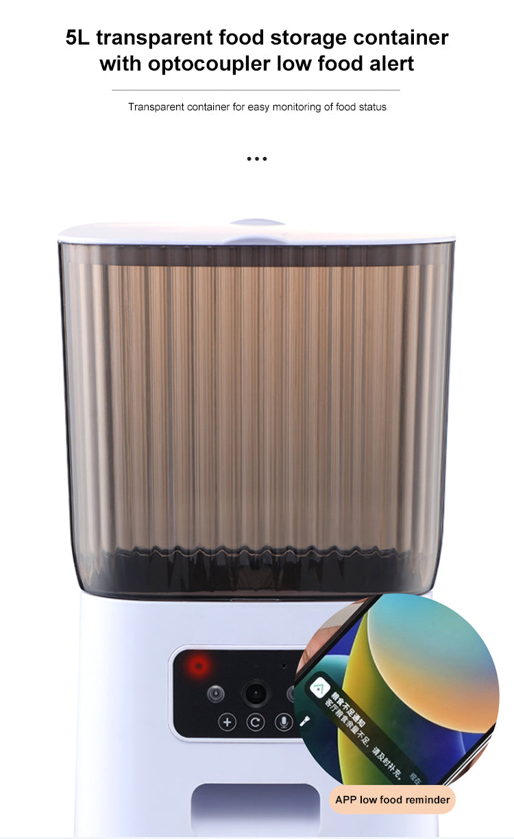 Furrsa Smart Pet Feeder 5L with Camera