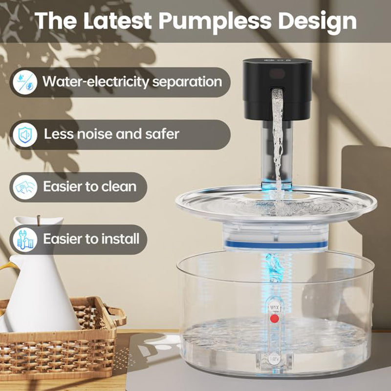 Furrsa Wireless Pet Water Fountain 3.2L