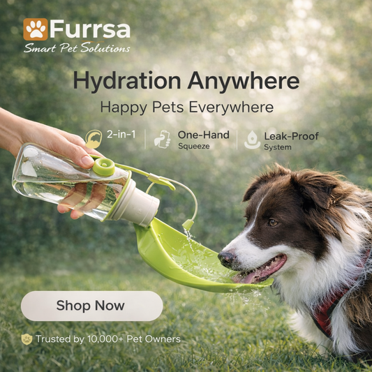 Furrsa Portable Pet Water Bottle – 580ml